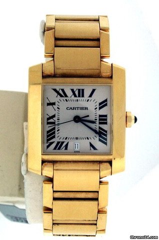 Cartier Tank Francaise Men's W50001R2 Pre-owned WATCHES 2