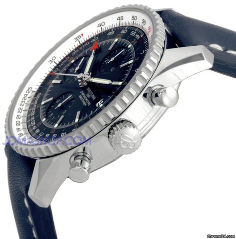Breitling Navitimer World Blue Dial Strap Watch A2432212-C561BLLD WATCHES 2