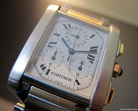 replica Cartier TANK FRANCAISE CHRONOFLEX WATCHES 1