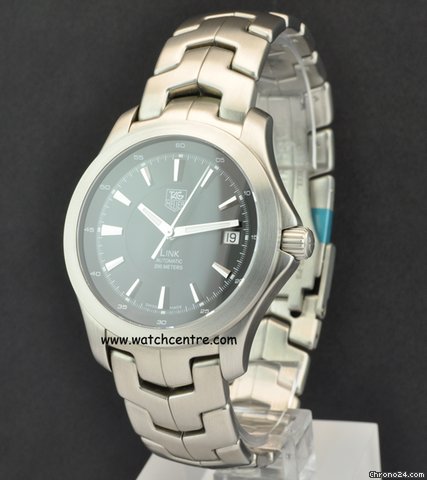 TAG Heuer S/S Black Dial Link Automatic B&P WJF2110.BA0570 WATCHES 2