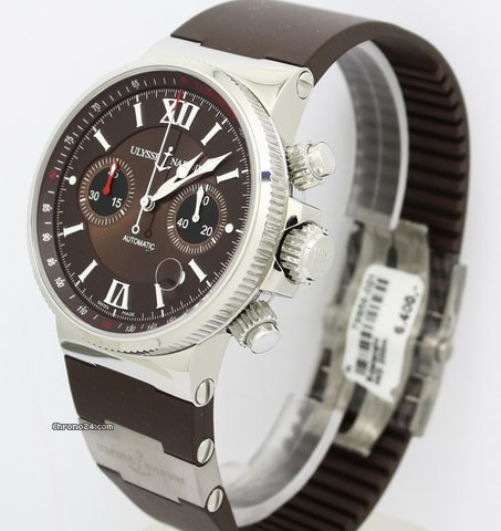 Ulysse Nardin Maxi Marine Chronograph NEU incl MWST mit B&P WATCHES 2
