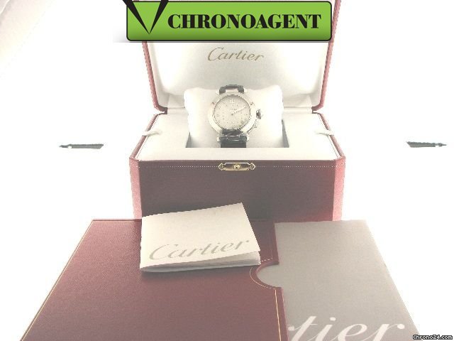Cartier Pasha Oro Bianco 18 Kt E Brillanti WATCHES 2