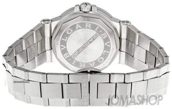 replica Bulgari Diagono Black Dial Stainless Steel Ladies Watch DG29BSSD WATCHES 1