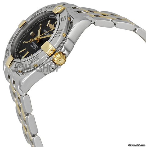Breitling Galactic Black Dial Two Tone Ladies Watch B71356L2-BA11TT WATCHES 2