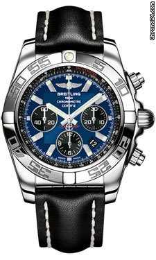 Breitling AB011012/C789-leather-black-deployant Watches Watch