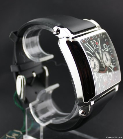 Franck Muller Conquistador king size steel, rubber, chrono WATCHES 2