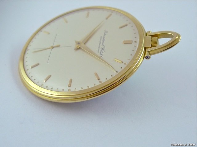 IWC Pocket Watch, Open Face, 18k Yellow Gold. WATCHES 2
