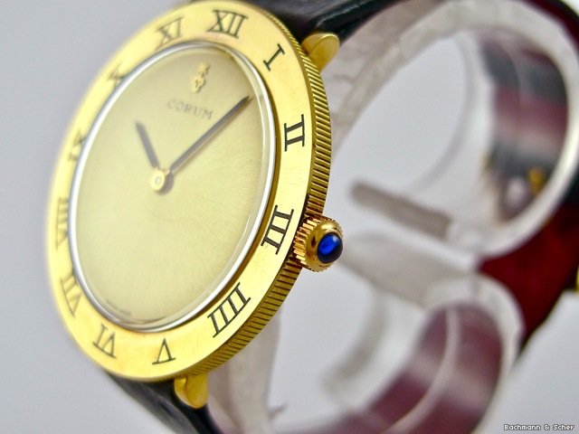 Corum Romulus Gentlemans Watch, 18k Yellow Gold WATCHES 2