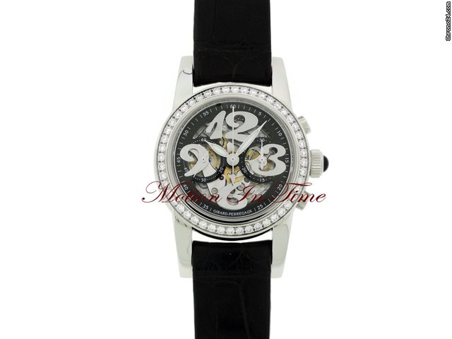 Girard Perregaux SMALL CHRONOGRAPH LADIES' DIAMOND SKELETON NEW 2011 WATCHES 2