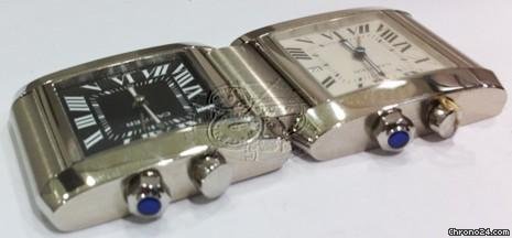 Cartier TANK FRANCAISE TRAVEL ALARM CLOCK SWISS WATCHES 2