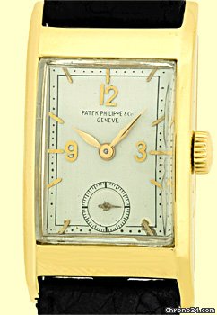 Patek Philippe Vintage Gent's 18K Yellow Gold Tank Strapwatch WATCHES 2