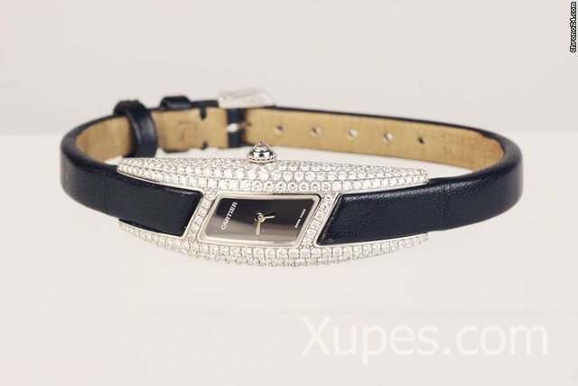 replica Cartier Himalia 18k White Gold Diamond Ladies WATCHES 1
