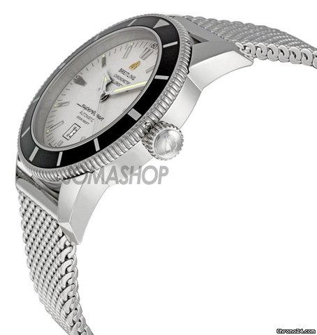 Breitling SuperOcean Heritage Silver Dial Mens Watch A1732024-G642SS WATCHES 2