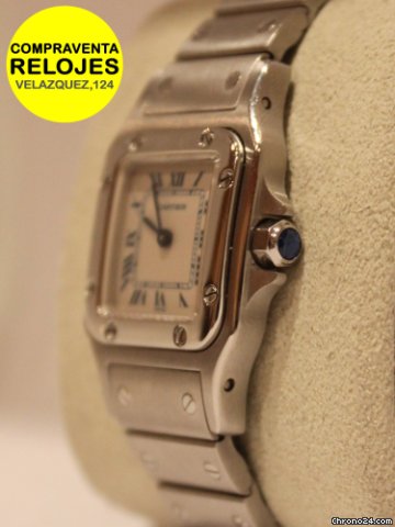 Cartier SANTOS acero, mujer WATCHES 2
