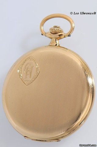 Zenith FEIN DEKORIERTE HERRENSAVONETTE 14KT GOLD 1910 WATCHES 2