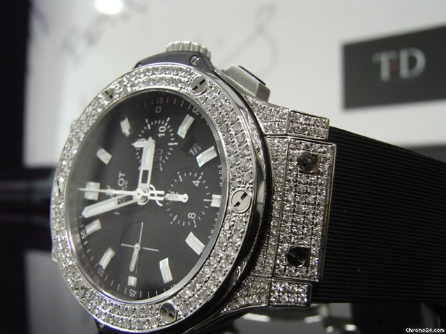 Hublot Big Bang 44mm Steel Diamond Set WATCHES 2