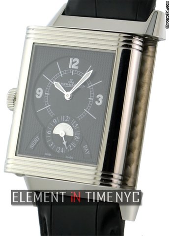 replica Jaeger-LeCoultre Grande Reverso Duo Stainless Steel 374.84.21 WATCHES 1