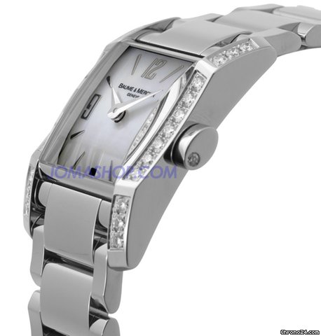 replica Baume & Mercier and Diamant Steel Diamond Ladies Watch 8666 WATCHES 1