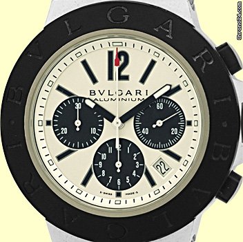 Bulgari Jumbo Gent's Aluminum Diagono Chronograph Strapwatch WATCHES 2
