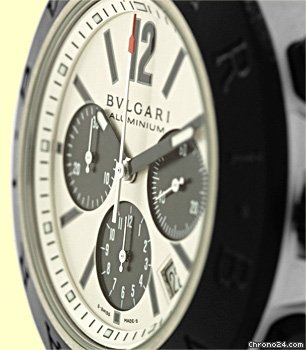 replica Bulgari Jumbo Gent's Aluminum Diagono Chronograph Strapwatch WATCHES 1