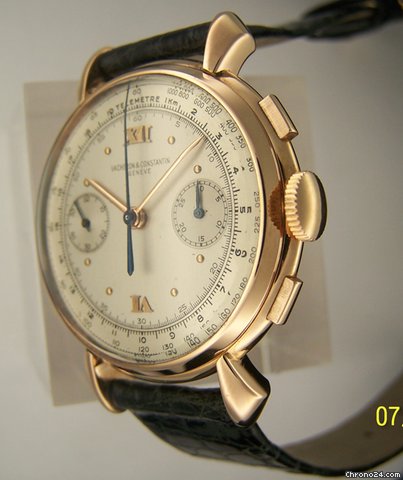 replica Vacheron Constantin Chronograph Ref.4178 Rose Gold 2 Tone Dial WATCHES 1
