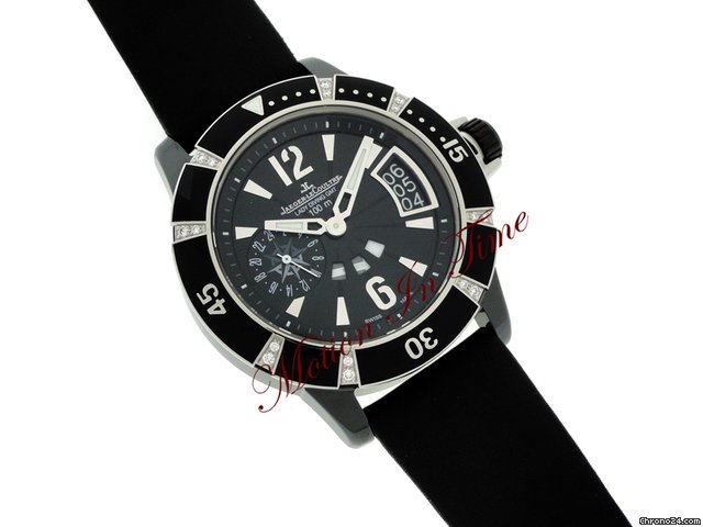 replica Jaeger-LeCoultre Master Compressor Diving GMT Lady Black Ceramic 39mm NEW WATCHES 1