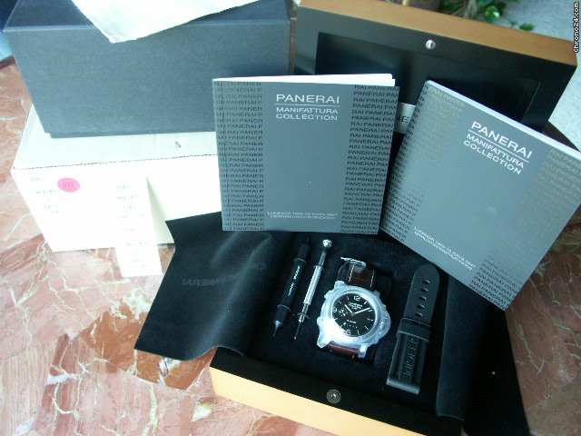 Panerai PAM 270 GMT 10 Day Movement w 1950 case: Retail WATCHES 2