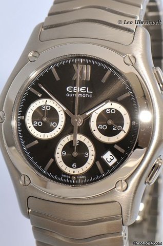 Ebel CLASSIC WAVE CHRONOGRAPH AUTOMATIC NEUWERTIG WATCHES 2
