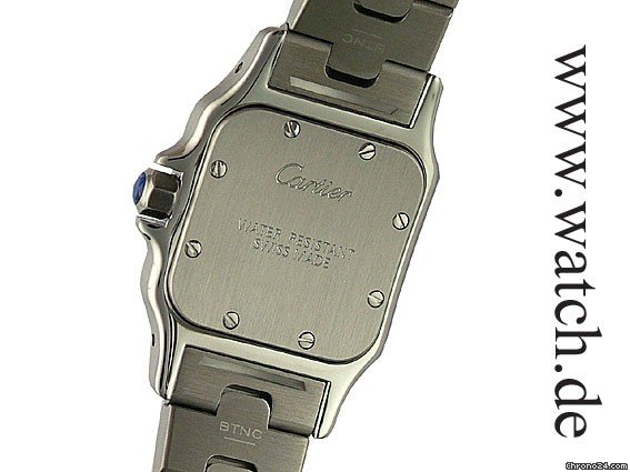 Cartier Santos Galbee PM kleines Modell Stahl/Gelbgold 35x24mm WATCHES 2
