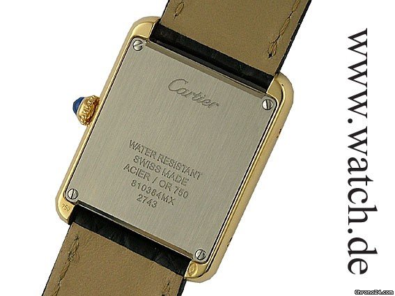 Cartier Tank Solo PM kleines Modell Gelbgold 31x24mm WATCHES 2
