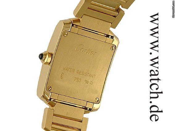 Cartier Tank Francaise PM kleines Modell Gelbgold 25x20mm WATCHES 2