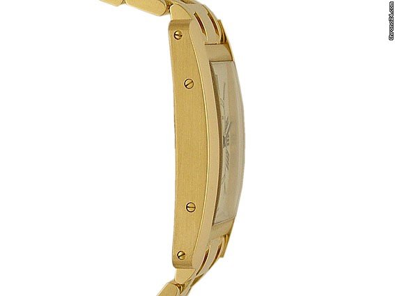 replica Cartier Tank Americaine PM kleines Modell Gelbgold 35x19mm WATCHES 1 