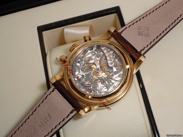 replica Patek Philippe 3970J PERPETUAL CALENDAR CHRONOGRAPH RARE YELLOW GOLD WATCHES 1