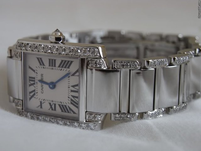 Cartier Tank Francaise Diamond WATCHES 2