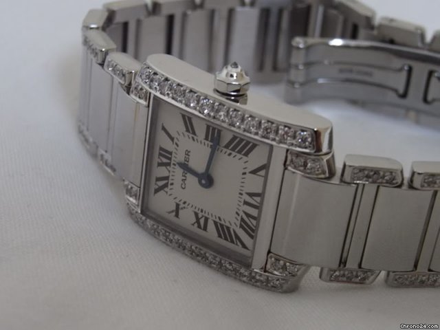 replica Cartier Tank Francaise Diamond WATCHES 1
