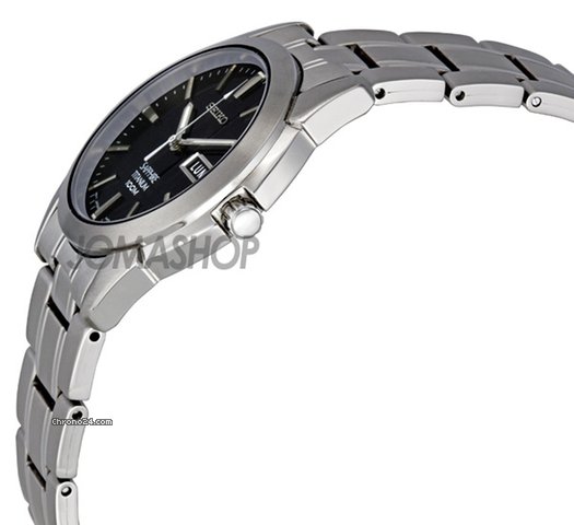 Seiko Blue Dial Titanium Mens Watch SGG729 WATCHES 2
