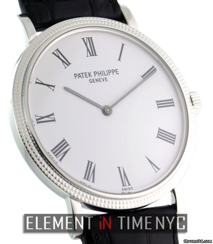 Patek Philippe Calatrava 18k White Gold WATCHES 2