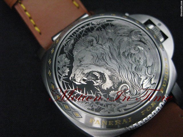replica Panerai PAM 816 Luminor Sealand for Purdey - LION - LIMITED EDITION WATCHES 1