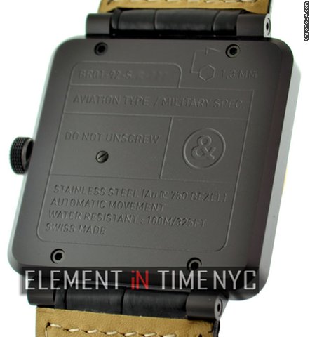 replica Bell & Ross BR 01-92 18k Pink Gold And Carbon WATCHES 1
