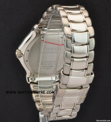replica Ebel Voyager Automatic Worldtime in a Platinum Case B&P WATCHES 1