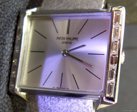 replica Patek Philippe 18k Wg & Diamonds Spectacular 34mm WATCHES 1
