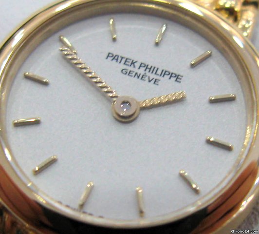 Patek Philippe Quartz 18k W Intricate Hands 20mm WATCHES 2