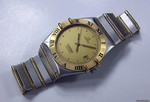 replica Omega Constellation 1202.10 Ss & Gold Full Bar Rare WATCHES 1