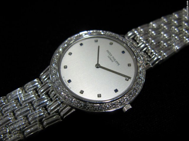 replica Patek Philippe 18k Diamonds & Sapphires Exclusive WATCHES 1