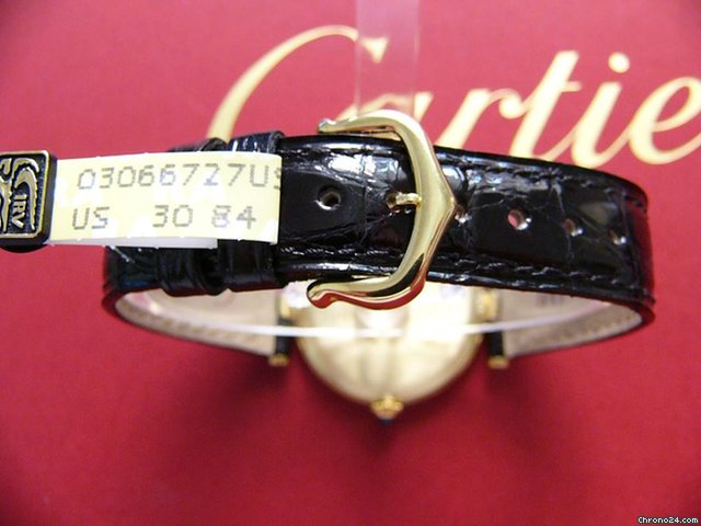 Cartier Must de Cartier Vermeil Silber vergoldet TOP WATCHES 2