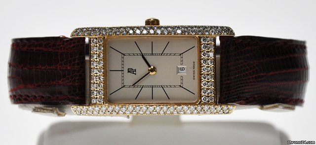 replica Audemars Piguet 18K Y/G QUARTZ DIAMOND WATCH - WATCHES 1 
