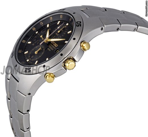 Seiko Titanium Chronograph Mens Watch SND451 WATCHES 2