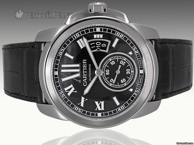 Cartier Calibre De Cartier - Ref. W7100041 - Black Dial - 42mm Stainless Steel - Brand New in Box WATCHES 2