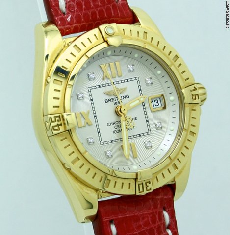 replica Breitling Cockpit Lady mit Brillantbesatz NEU incl MWST B+P WATCHES 1