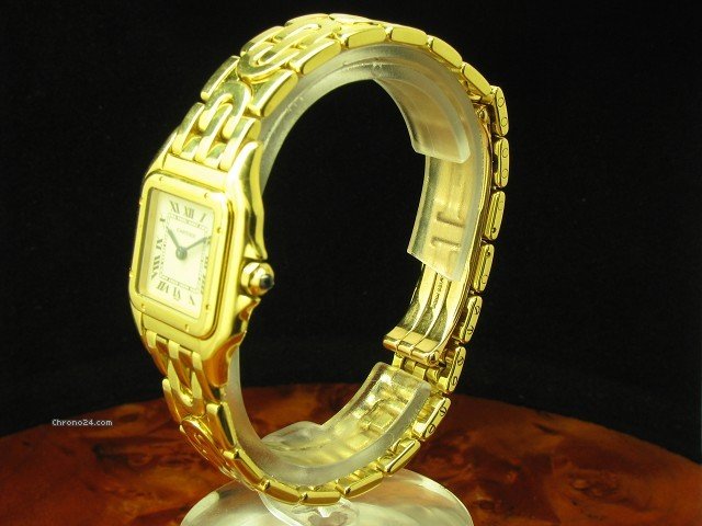 Cartier Panthere 18kt. Gold Damenuhr Inkl. Sonderband WATCHES 2